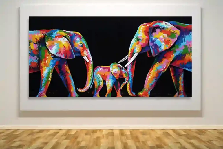 Make an Amazing Art on the wall with Elephant Stock