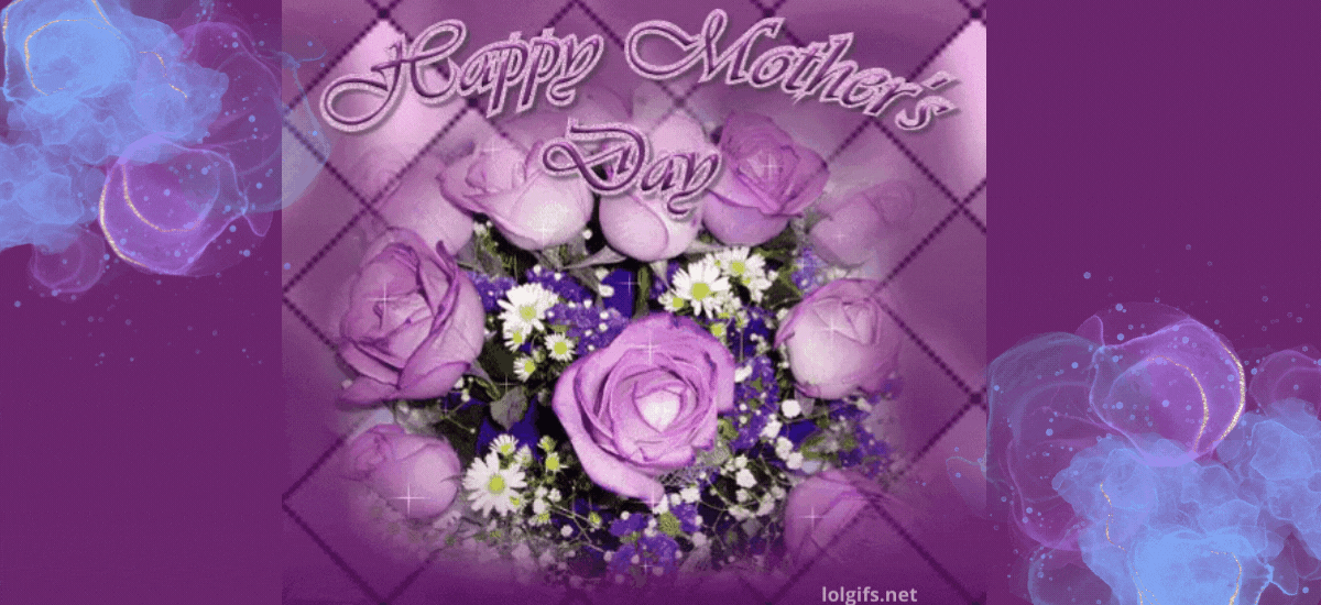 Creative Happy Mother’s Day Singing Flowers GIF